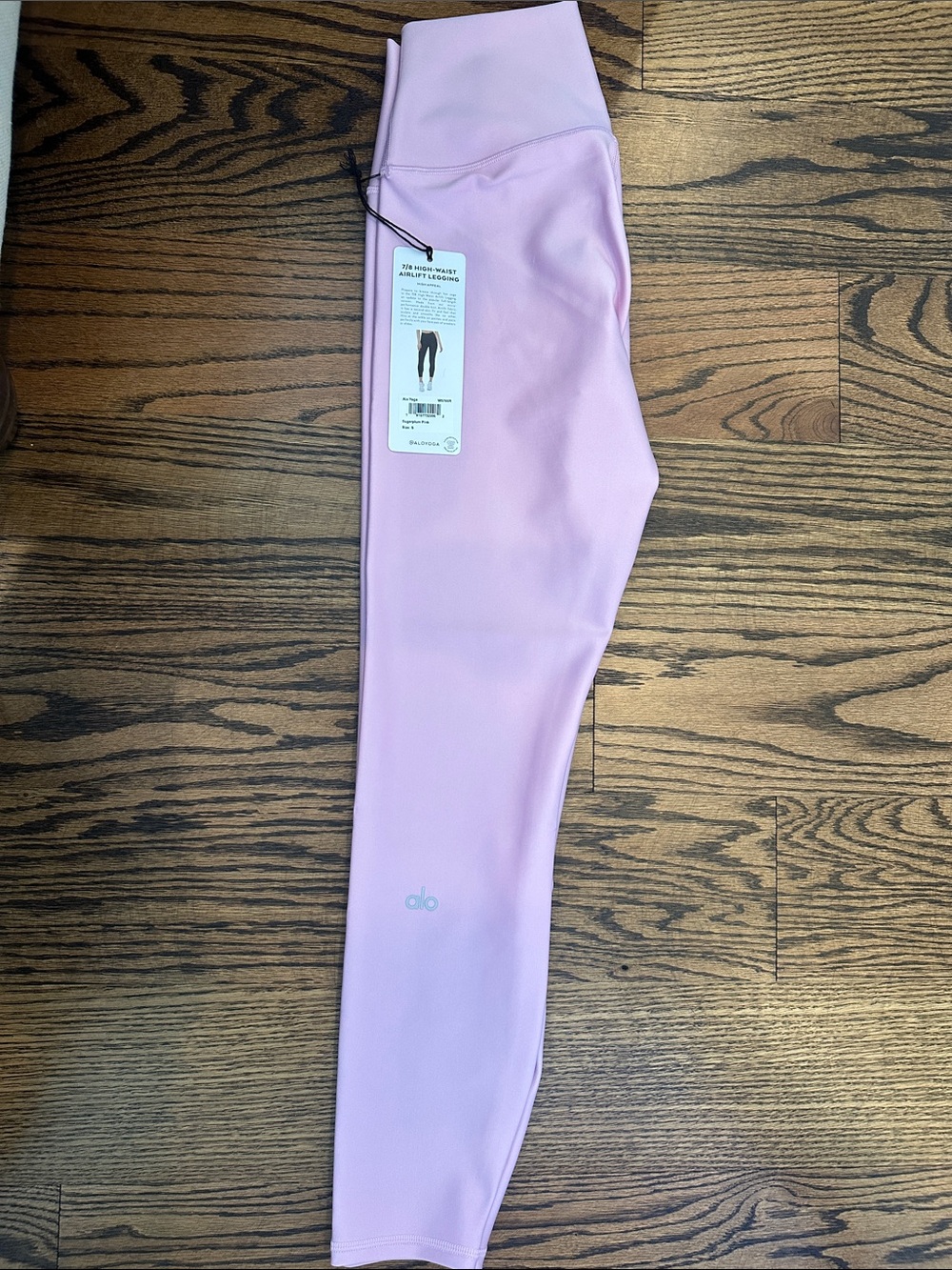 ALO Yoga Women’s S Sugarplum Pink 7/8 High-Waist Air Lift Leggings NWT